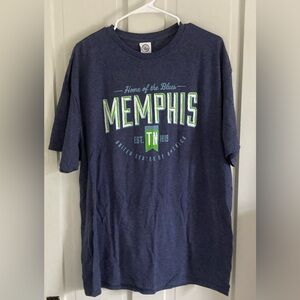 Memphis Graphic Blue T-Shirt